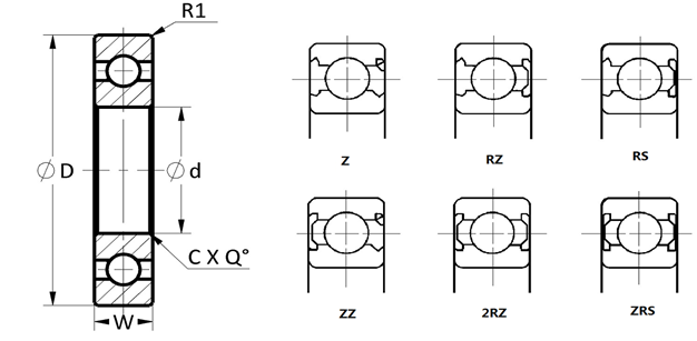 Deep Groove Ball Bearings