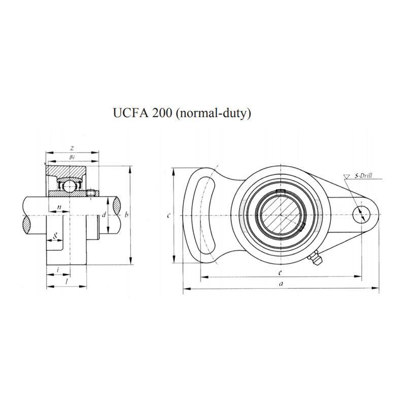 UCFA Series Pillow Block Bearing