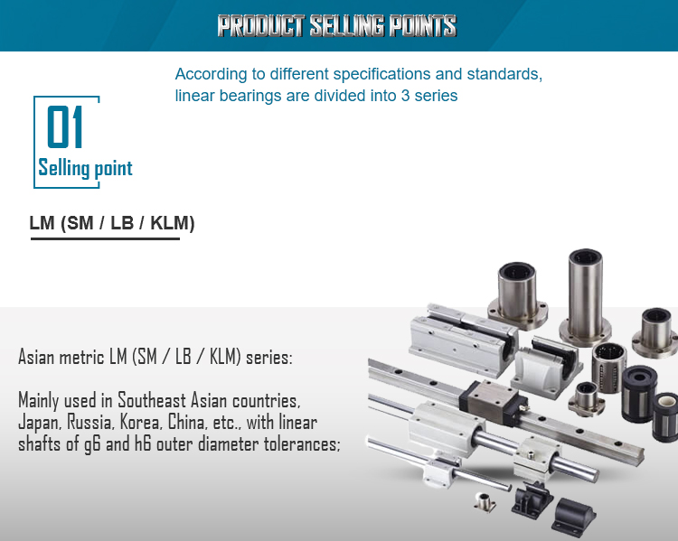 Free Sample Custom High Precision Linear Bearings/Linear Bushing