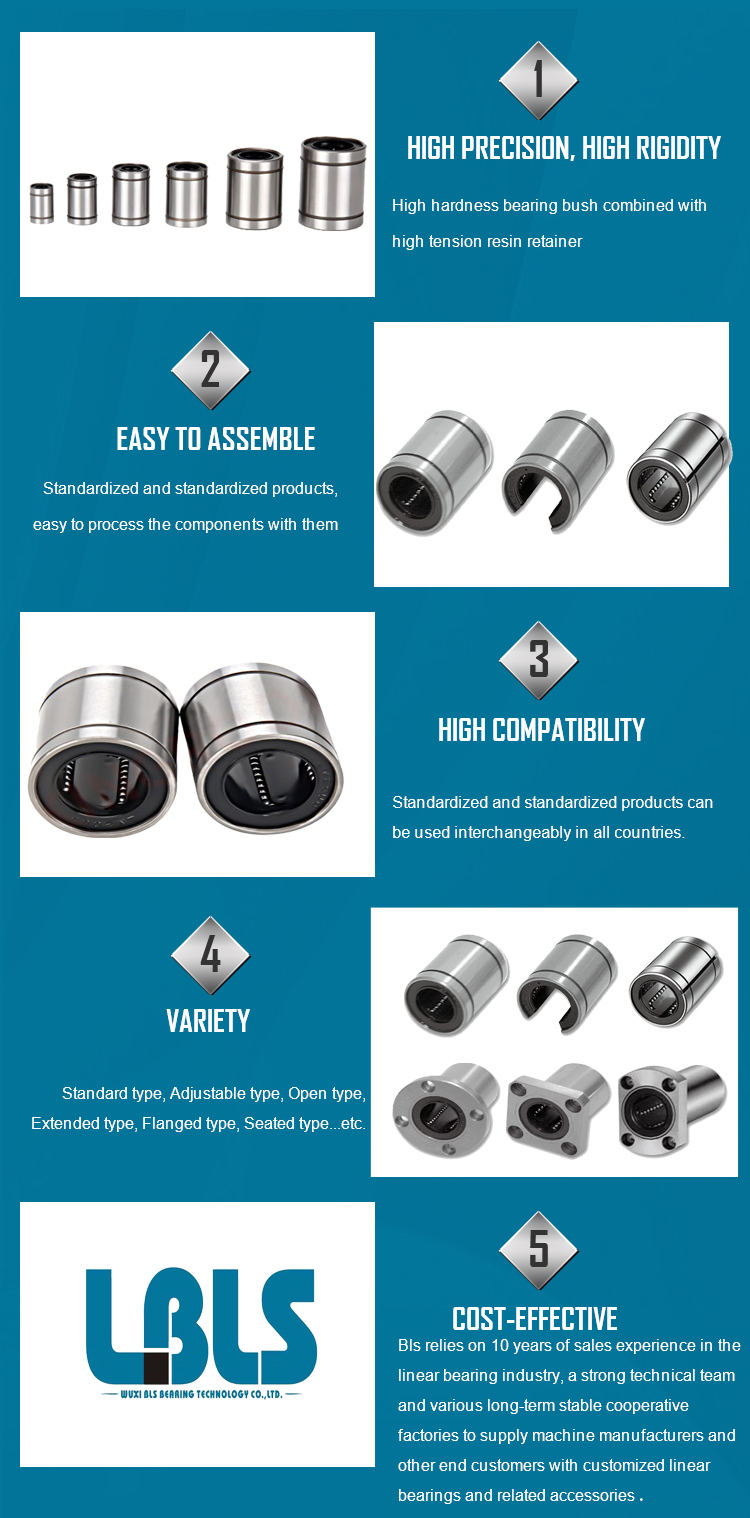 Free Sample Custom High Precision Linear Bearings/Linear Bushing