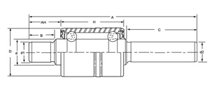 Double-row ball water pump bearings - WIB Series