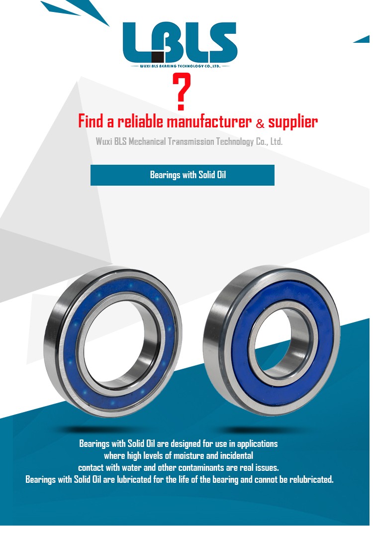 Bearings with Solid Oil