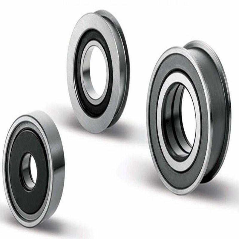 Mast Rollers - Single Row Deep Groove Ball Bearing Type With Crowned Outer Ring